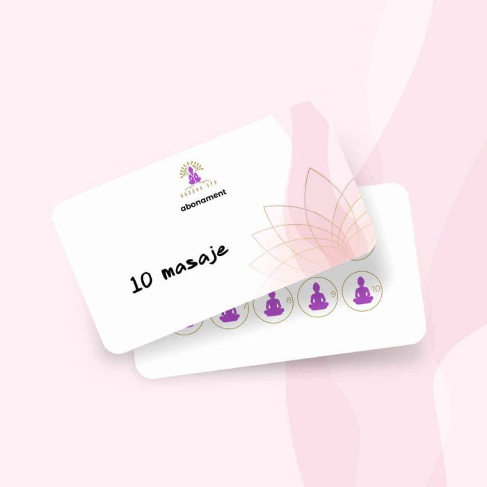 Voucher Abonament Drenaj Limfatic 10